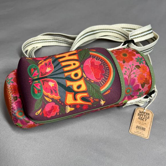 Natural Life Water Bottle Carrier with Pocket and Adjustable Strap NWT - Picture 3 of 14